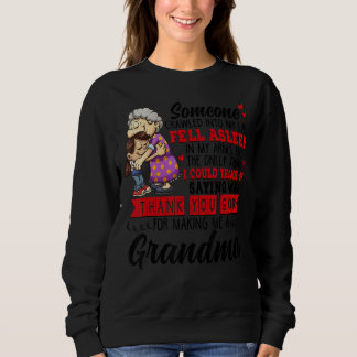 Sweatshirt Quelqu'Un S'Est Enfui Dans Mes genoux, S'Est Endor
