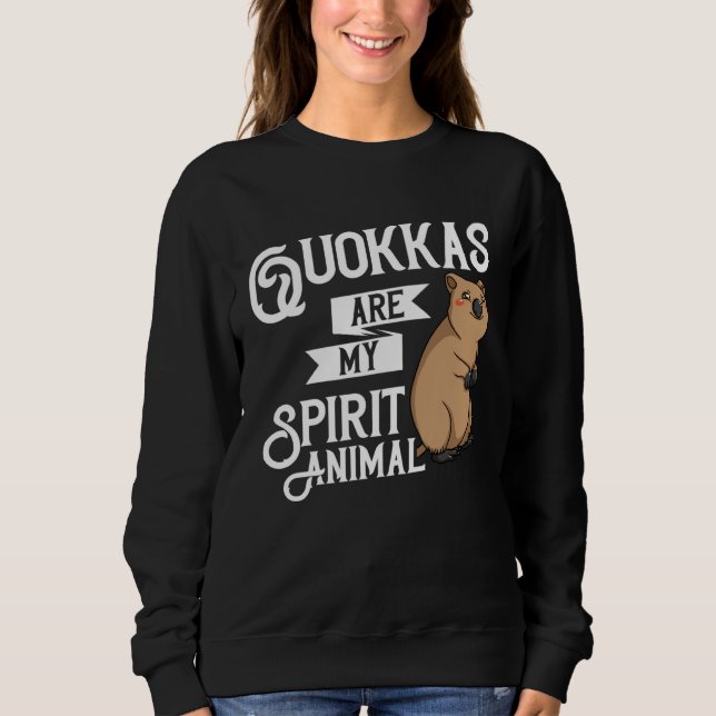 Sweatshirt Quokka Animal Australia Baby (Devant)