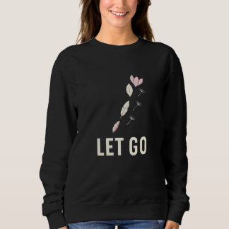 Sweatshirt Quote de calme floral minimal