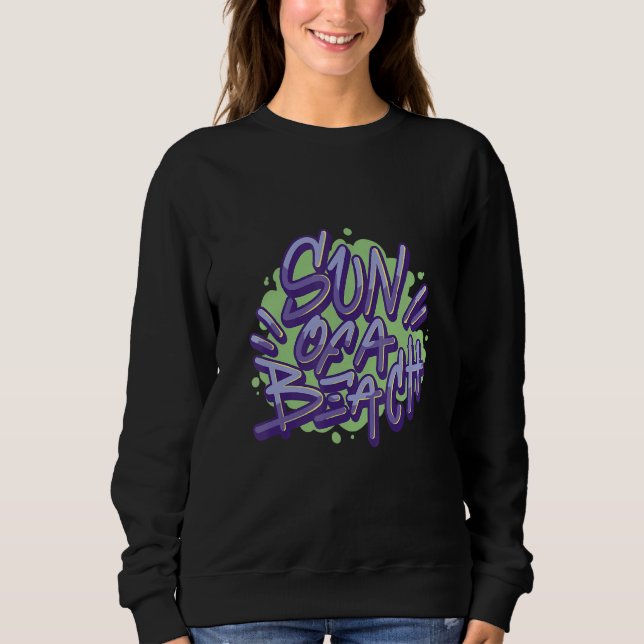 Sweatshirt quotes graffiti (Devant)