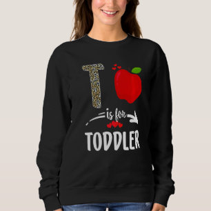 Sweatshirt R Est Pour L'Équipe Toddler Alphabet Leopard Toddl