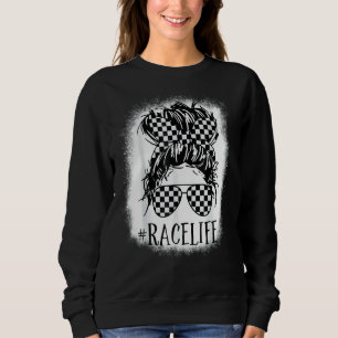 Sweatshirt Race Life Messy Bun Maman Bun Racer Racer Sunglass