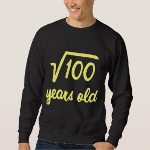 Sweatshirt Racine carré De 100 10e Anniversaire 10 Anniversai
