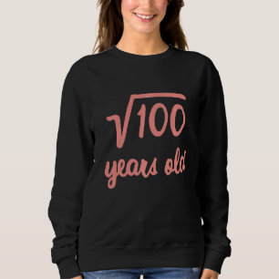 Sweatshirt Racine carré De 100 10e Anniversaire 10 Anniversai