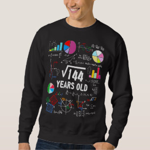 Sweatshirt Racine carré De 144 12e Anniversaire 12 Anniversai