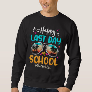 Sweatshirt Rad Tech Joyeux Lunettes de soleil de Dernière jou