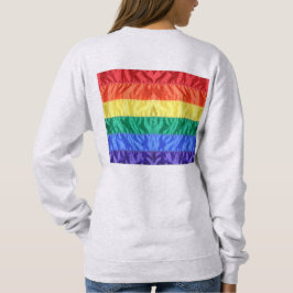 Sweatshirt Rainbow Flag Gay pride LGBTQ L'amour LGBT