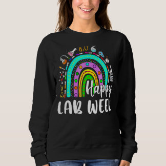 Sweatshirt Rainbow Happy Lab Week 2022 Laboratoire Médicale