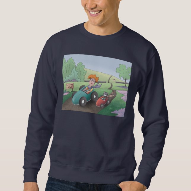 Sweatshirt Rallye de Cat Lady Road (Devant)