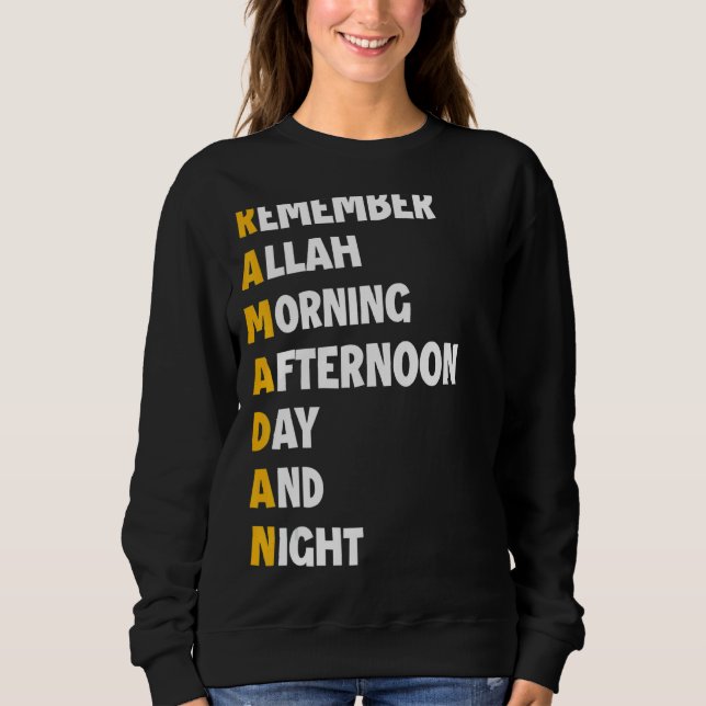 Sweatshirt Ramadan Kareem 2022 Ramadan musulman (Devant)
