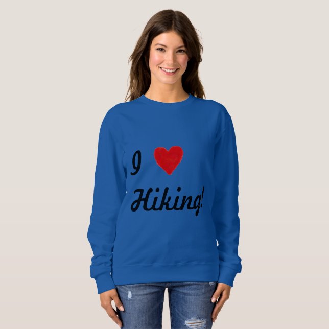 Sweatshirt Randonnée IHEART (Devant entier)