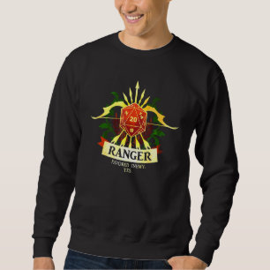 Sweatshirt Ranger Classe D20 Tabletop Dungeons RPG Dragons