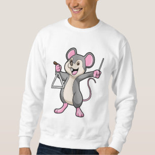 Sweatshirt Rat à Musique avec Triangel