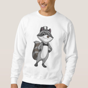 Sweatshirt Raton laveur en marié avec cravate