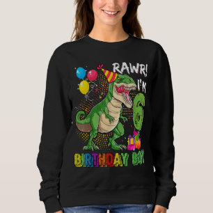 Sweatshirt Rawr Im 6 Dinosaur Anniversaire Garçon 6 Anniversa