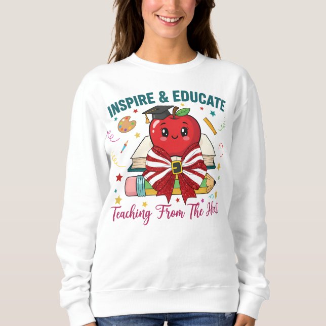 Sweatshirt "Ready to Learn Back to School T-Shirt" (Devant)