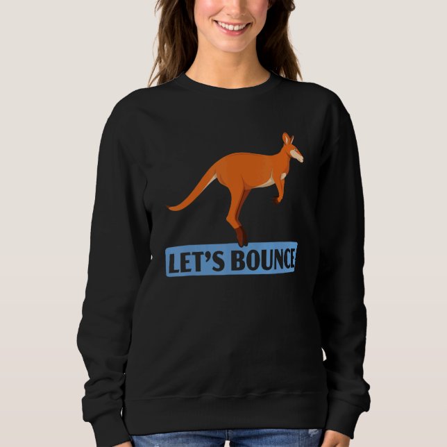 Sweatshirt Rebondissons Kangaroo Wildlife Animal Australia 1 (Devant)
