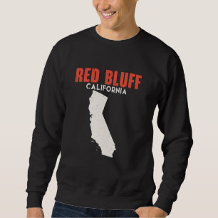Sweatshirt Red Bluff Californie États-Unis Amérique Voyage Ca