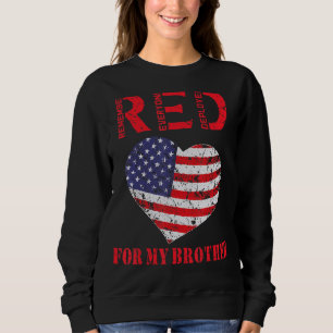 Sweatshirt Red Friday Militaires se souviennent de tous déplo