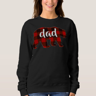 Sweatshirt Red Plaid Papa Buffalo Correspondant Famille Papa