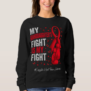 Sweatshirt Red Ribbon Grandgirl Défaillance cardiaque congest