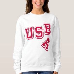 Sweatshirt Red USA-USB - Un empire déchiré - Style satirique