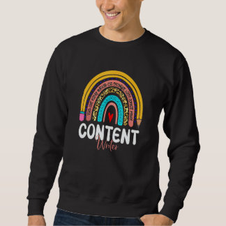 Sweatshirt Rédacteur de contenu Rainbow News Media Production