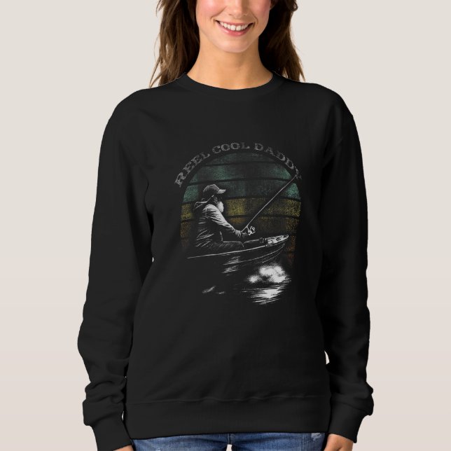 Sweatshirt Reel Cool Dad Fishing Fathers Day (Devant)