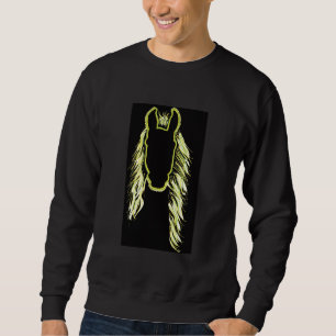 Sweatshirt Réflexions ensoleillées d'un cheval