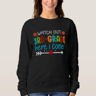 Sweatshirt Regardez La 3e Année Je Reviens Enseignant À Sc