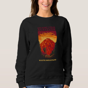 Sweatshirt Réglez votre Altitude Montagnes Blanches Randonnée