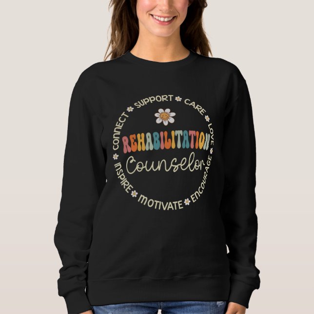 Sweatshirt Rehabilitation Counselor Appreciation Week Back to (Devant)
