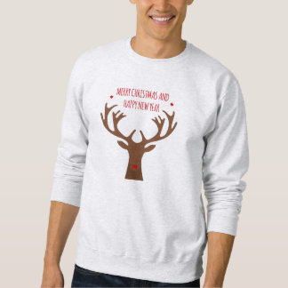 Sweatshirt Reindeer Noel Emblem