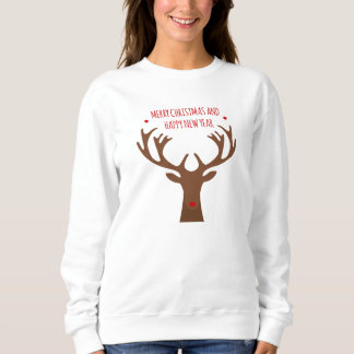 Sweatshirt Reindeer Noel Emblem
