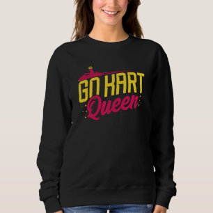 Sweatshirt Reine de karting  karting  Motorsports  Fan de cou