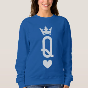 Sweatshirt Reine des cartes