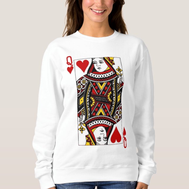 Sweatshirt Reine des Coeurs (Devant)