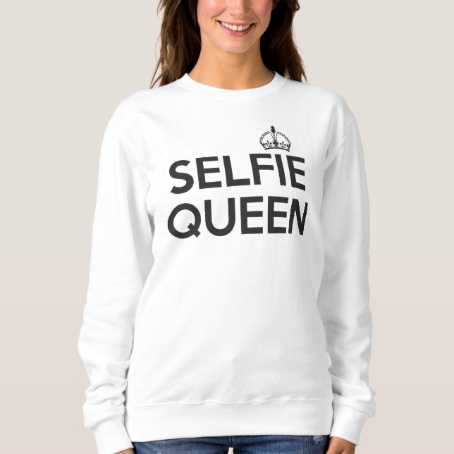 Sweatshirt Reine selfie (Devant)