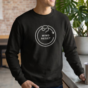 Sweatshirt Réinitialisation de l'esprit minimaliste pour la s