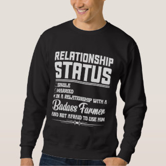 Sweatshirt Relation avec une petite amie femme d'agriculteur