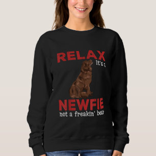 Sweatshirt Relax   Cute newfoundland