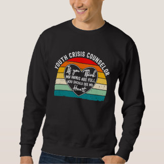 Sweatshirt Remerciement aux Conseillers de Crise pour Jeunes