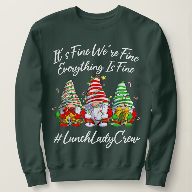 Sweatshirt Rendre à Noël sa grandeur Trump (Design devant)