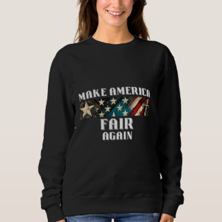 Sweatshirt Rendre l'Amérique équitable USA Stars & Stripes