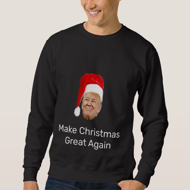 Sweatshirt Rendre Noël super (Devant)