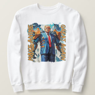 Sweatshirt Rendre sa grandeur à Anime - Mecha Trump