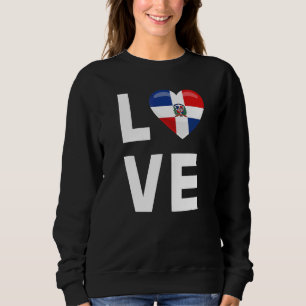 Sweatshirt République Dominicaine Love République Dominicaine