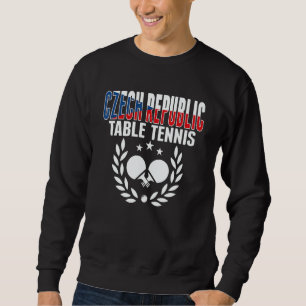 Sweatshirt République tchèque Tennis de table   Supp de ping-