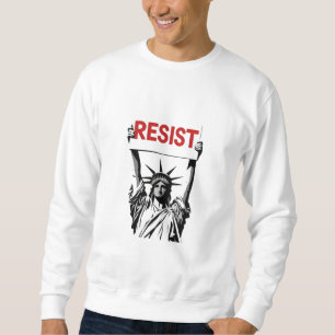 Sweatshirt Résister au fascisme Floral Transgenre LGBTQ Anti-