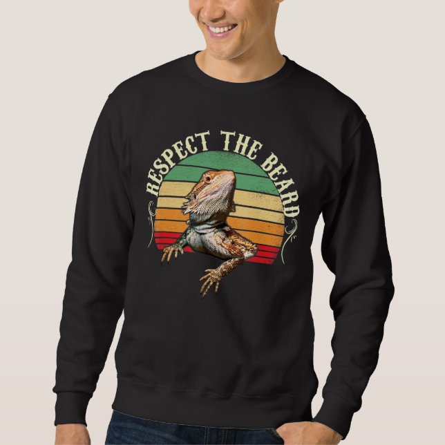 Sweatshirt Respect vintage Le Dragon Porté Par La Barbe (Devant)